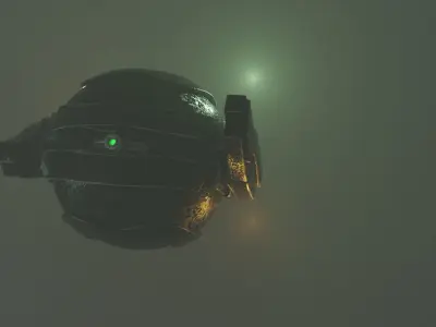 Flying Drone Free 3D model