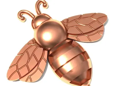Bee Model for Jewelry and Decorative Projects 3D print model