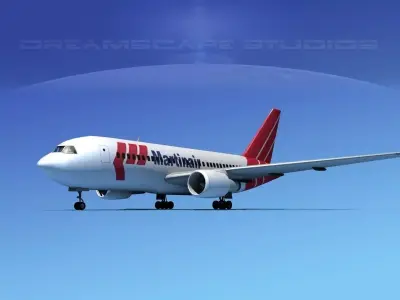 Boeing 767-100 Martinair 3D model