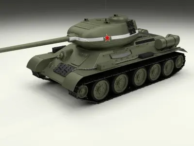 T-34 76 85 Pack 3D model