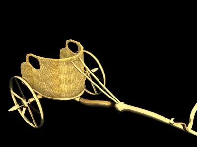 King Tut Chariot  3D model
