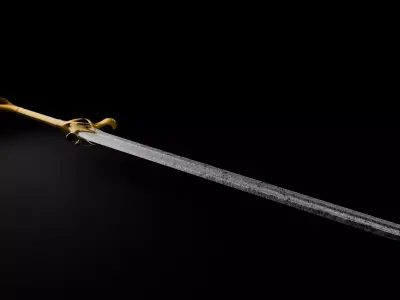 Greatsword Low-poly 3D model