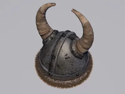 Barbarian hamlet 3D model