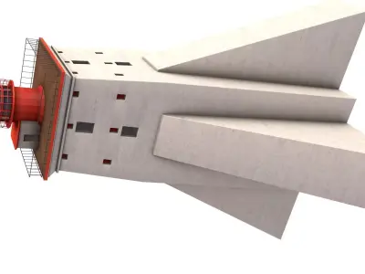 Kopu Lighthouse 3D model