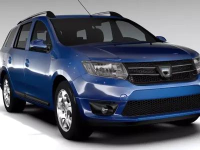 Dacia Logan MCV 2016 3D model