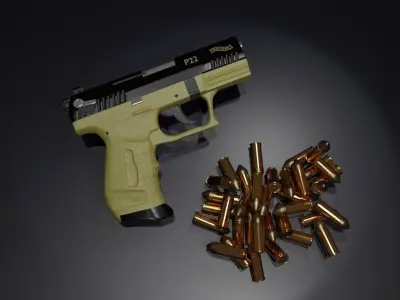 walther p22 3D model