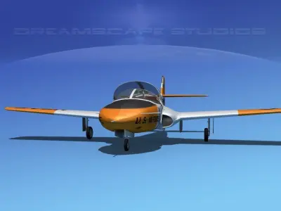 Cessna T-37 Tweetybird V04 USAF 3D model