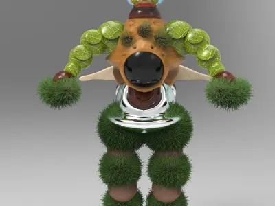 CYBORG TREE 3D MODEL 3D model