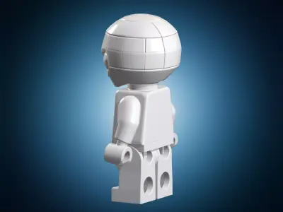 LEGO Alien Figurine 3D Print Model 3D print model