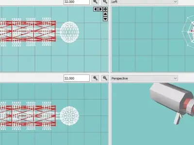 teslarifle new variant Free low-poly 3D model