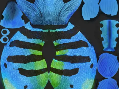 Modal Fish03 Low-poly 3D model