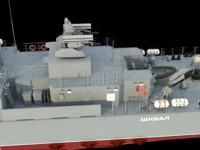 Karakurt-class 22800 3D model