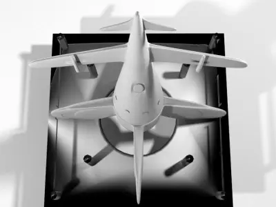 Rocket Missile - Q rocketship 3D model