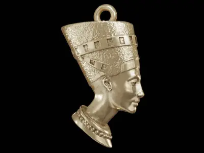 Nefertiti Pendant Free 3D print model