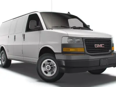 GMC Savana Cargo RWD 2500 Van 2022 3D model