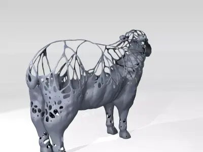 Sheep Dust Voronoi 3D model