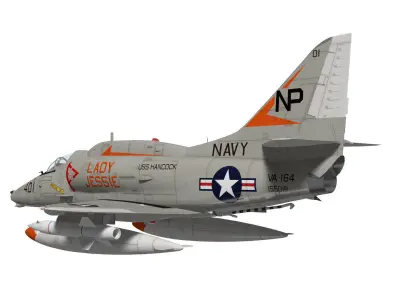 Douglas A-4F Skyhawk 3D model