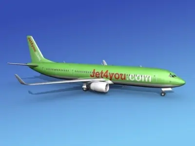 Boeing 737-900ER Jet4You 3D model