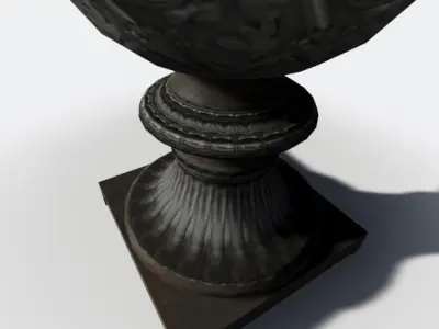 Roman Garden Vase 3D model