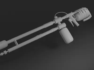 TLOU Framethrower Free 3D model