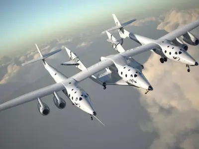 Virgin Galactic Shuttle 3D model