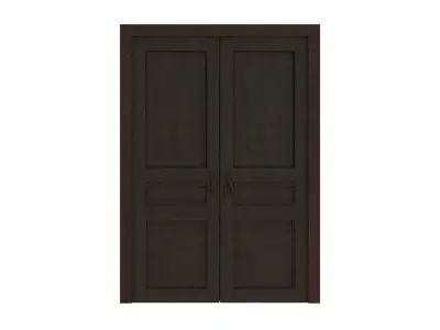 Ottoman Wooden Door 3D model