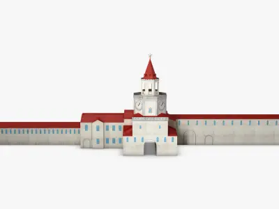 Antique Building Paper v 1 3D model