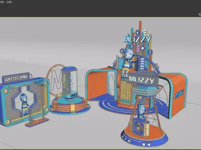 Music beauty Chen 3D model