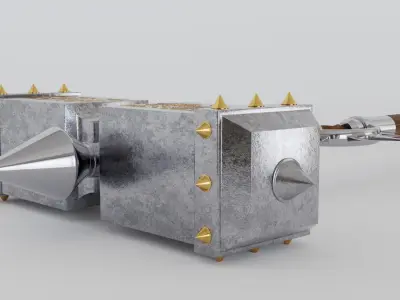 Twohanded Hammer 3D model