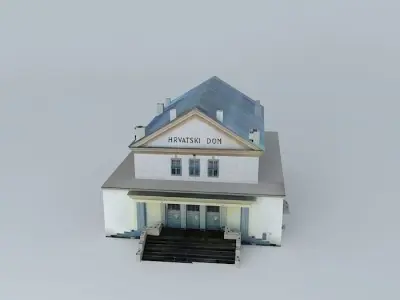 Croatian Dom Karlovac Free 3D model