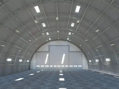 Hangar 3D model