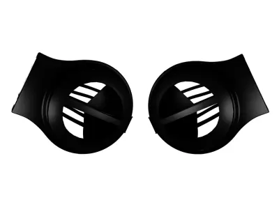 Valve for Masks with filters Low-poly 3D model