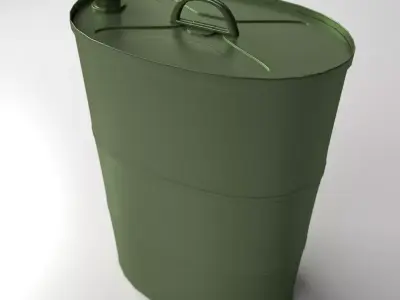 Portable Oil Tank 3D model