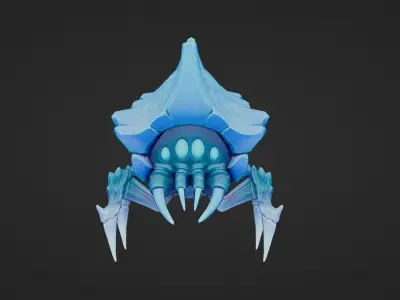Sea Skuttle Low-poly 3D model