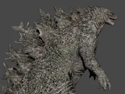 Godzilla Low-poly 3D model