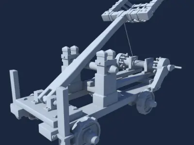 Catapult 3D model