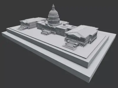 Capitol building 3D model