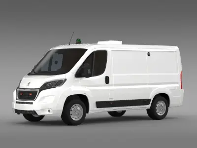 Peugeot Boxer Collection Services 2017 3D model