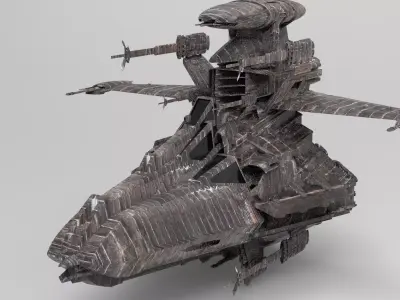 Spaceship reaper design 3D model