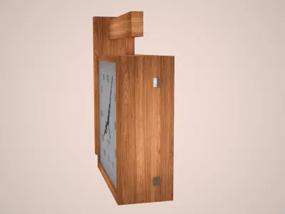 wall clock Free low-poly 3D model buy