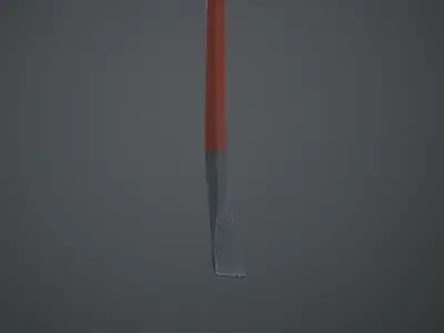 Half-Life Crowbar Low-poly 3D model