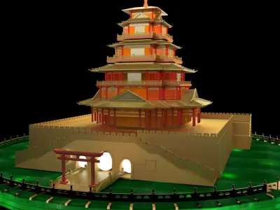Chinese House  3D model