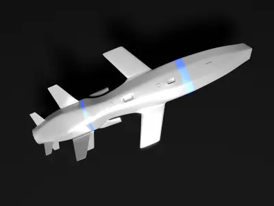 Turkish Cruise Missile SOM-J 3D model