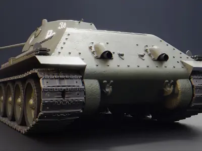 T-34 - WW2 Soviet Medium Tank 3D model