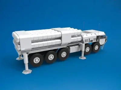 THAAD Terminal High Altitude Area Defense 3D model