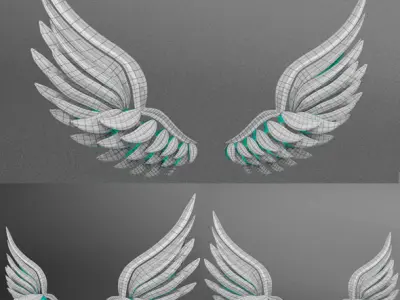 Wings angel - angel Free 3D model