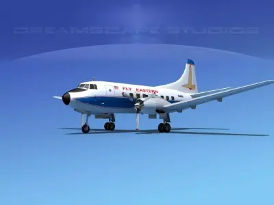 Martin 404 Eastern Airlines 1 3D model