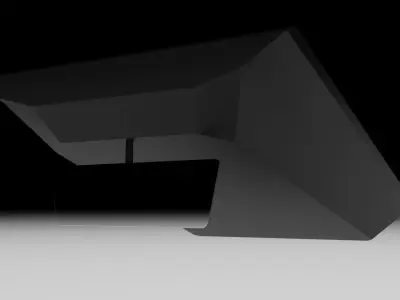 Car Front Mirror 3D model