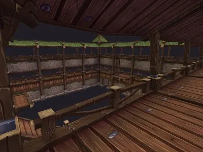 Medieval Fortress Pack Low-poly 3D model