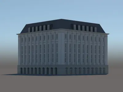 Modern City Building 003 3D model